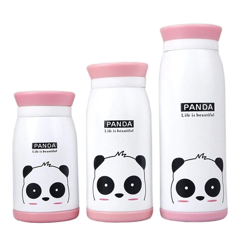 260ml 350ml 500ml High Quality Cute Children Water Bottle Stainless Steel Animal Pattern Vaccum Bottle