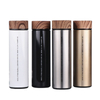 500ml Hot Selling Custom Logo Stainless Steel Thermos Water Bottle with Wooden Grain Lid