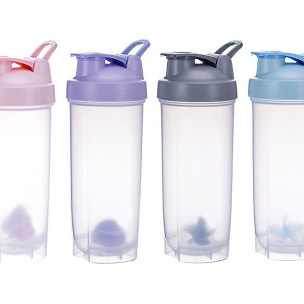 500ml 700ml Custom Plastic Protein Shaker Bottle Portable Sports Water Bottle