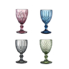 240ml/300ml Transparent Retro Weatern Style Glass Wine Goblet