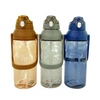 2000ml Big Capacity Cheap Printing Plastic Travel Water Bottle with Straw