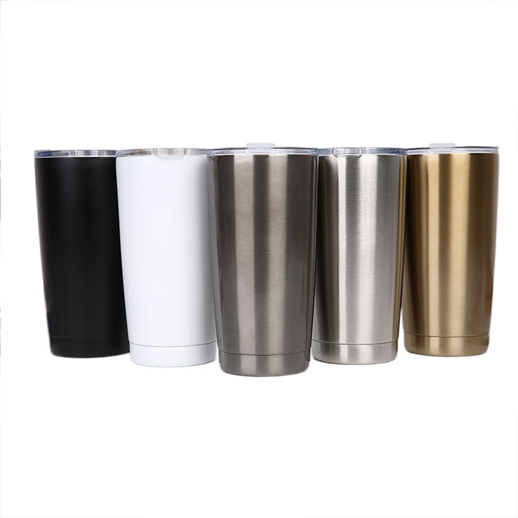20oz Stainless Steel Water Bottle with Lid Double Wall Ice Thermos Vacuum Flask Travel Coffee Mug