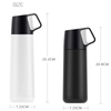 350ml 500ml Portable Travel Stainless Steel Insulated Water Bottles