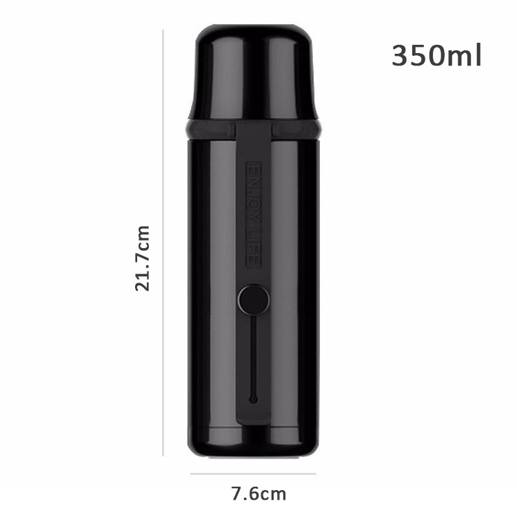 350ml Eco Friendly Portable Stainless Steel Vacuum Bottle with Removable Lid
