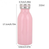 350ml 500ml Bpa Free Cute Stainless Steel Milk Thermos Water Bottle with Lid