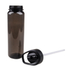 750ml Easy Taking Single Wall Plastic Drinks Straw Clear Plastic Sports Water Bottle with Straw 