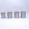 200ml 300ml Double Wall Metal Travel Mug Carabiner Mug Metal Travel Mug with Handle