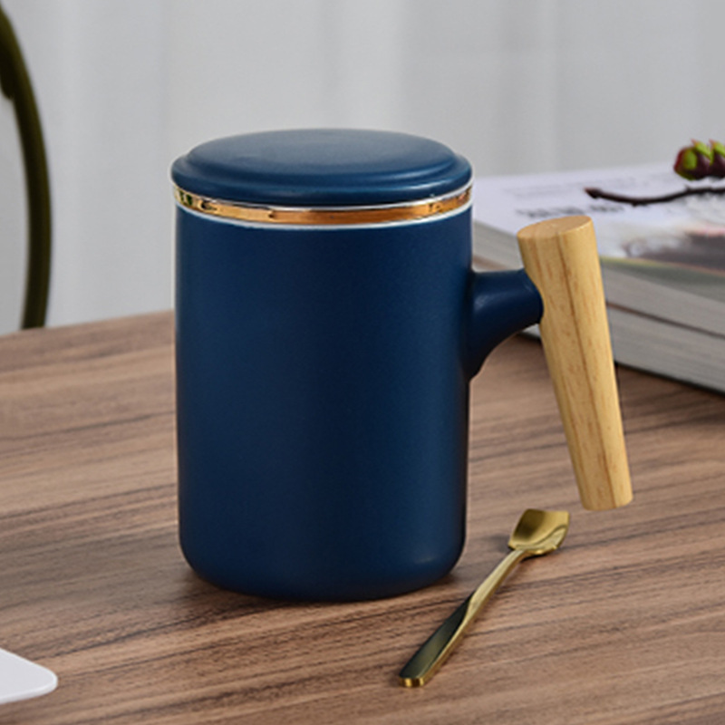 350ml High Grade Stock Ceramic Mug Cups And Mugs Coffee Cup with Tea Infuser