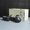 Wholesale Custom Ceramic Japanese Sake Set Stoneware Sake Set 1sake Serving Bottle And 4 Sake Cups